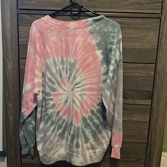 Tie Dye Rolling Stones sweater - Picture 2 of 5